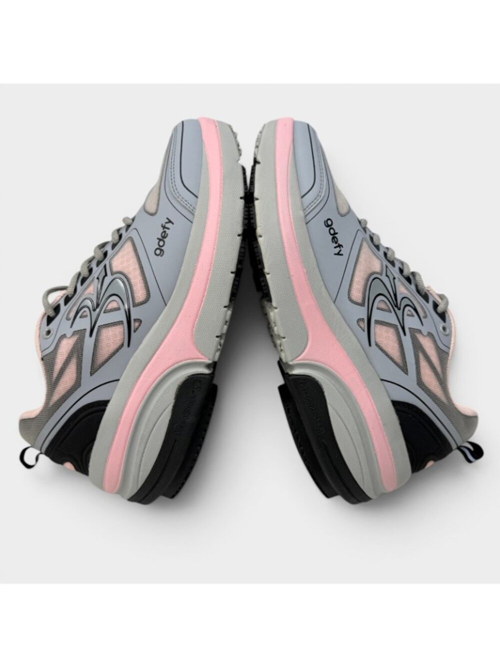 Gravity Defyer G-Defy ION Womens 9.5 Gray Pink Walking Shoes TB9022FGP Sneaker - Picture 12 of 16
